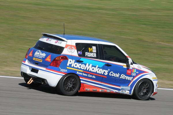 Championship victor: Auckland's Dane Fisher took enough points from the final Sunday morning race to secure the 2010/2011 Suzuki Swift Sport Cup title at Taupo last weekend.